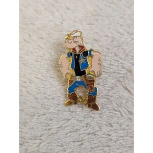 Popeye Enamel Pin Cowboy Western Character Collectible Jewelry Accessory